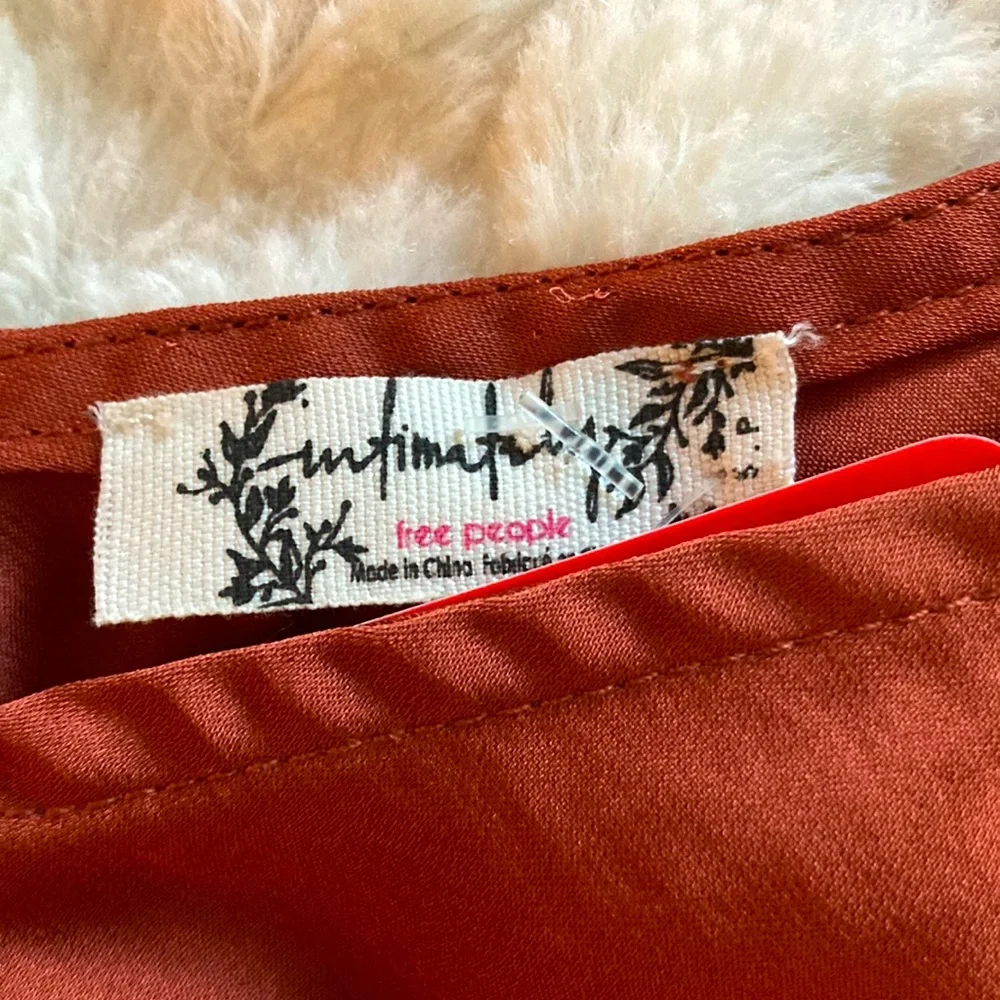 Free People Rust Crop Top - Picture 7 of 11